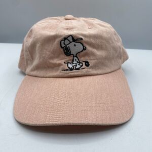 Peanuts Pink Snoopy Embroidered Baseball Cap